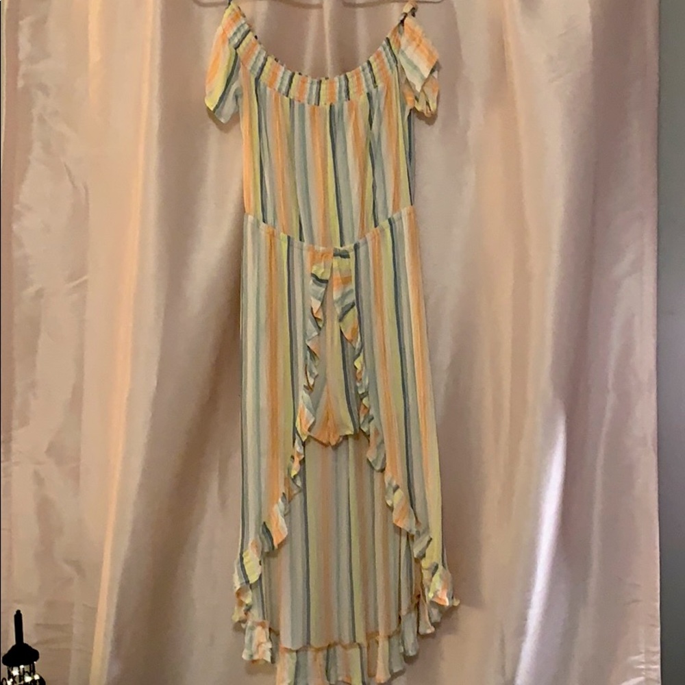 Art Class off the shoulder,jumper with drape
